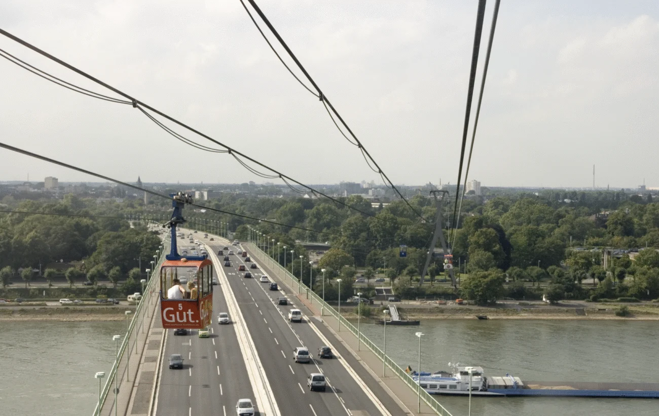 Cable Car Ride Across the Rhine