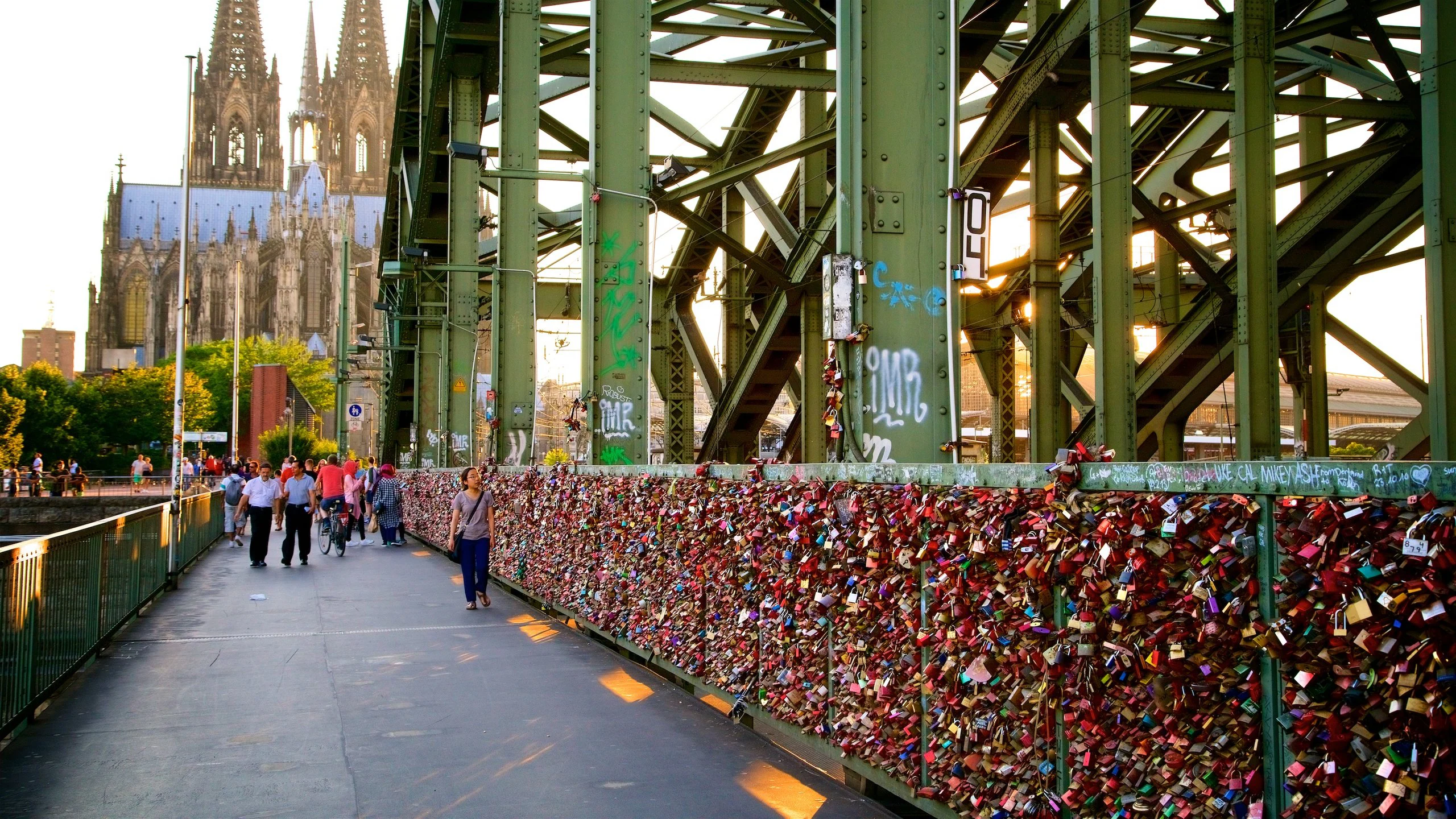 Love Locks on Hohenzollern Bridge