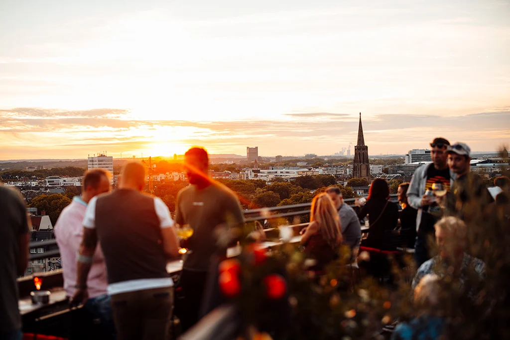 Rooftop Sunset at KölnTriangle